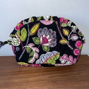 Vera Bradley Moon Blooms Ruffled Make-Up Bag